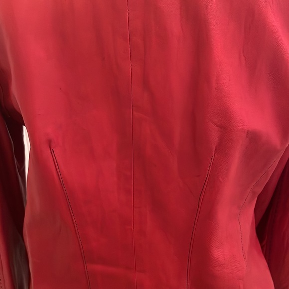 Alexander Julian 100% genuine leather jacket size Medium - Picture 6 of 10